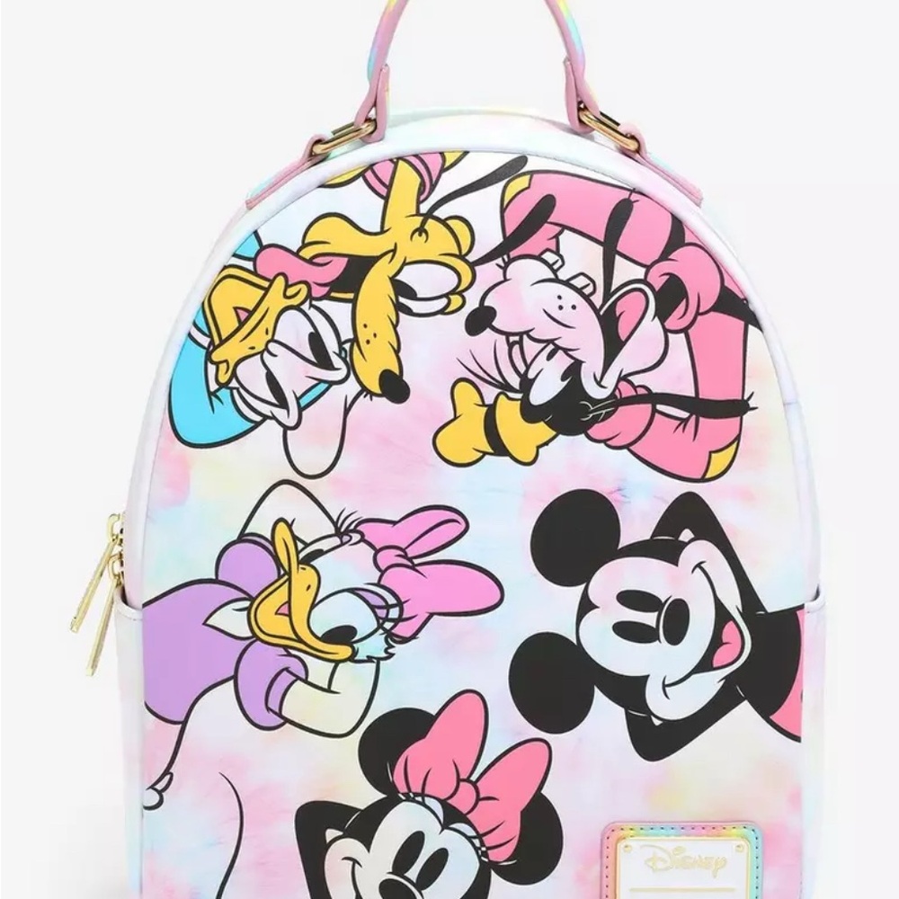 Loungefly Disney Mickey Mouse & Friends Tie-Dye Mini Backpack